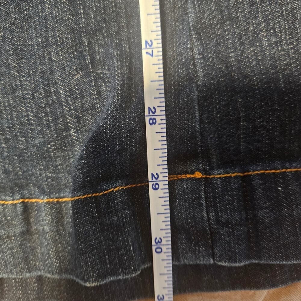 Blue Couture Dark Wash Flare Leg Denim Jeans 16WA 31" Inseam - Picture 8 of 9